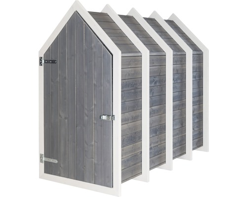 Holzgerätehaus mit Tür