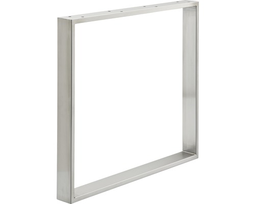 Tarrox Tischgestell 800 x 722 x 80 mm Edelstahl 2 Stück Tischgestell aus Metall mit rechteckigem Rahmen