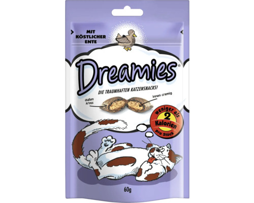 Katzensnack Dreamies mit Ente 60 g Dreamies Katzensnacks mit köstlicher Ente, 60 Gramm