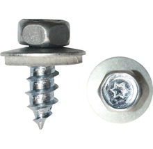 Fassadenbauschraube m. Dichtscheibe 6,5x64 mm galv. verzinkt, 100 Stück