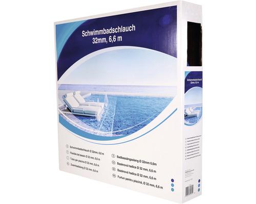 Verpackung Schwimmbadschlauch 32 Millimeter, 6,6 Meter
