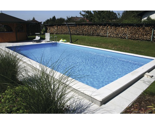 Styropor-Pool Luxus P30 800 x 400 cm, Tief 150 cm