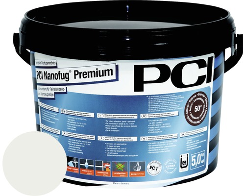 PCI Nanofug® Premium Variabler Flexfugenmörtel für alle Fliesen und Natursteine pergamon 5 kg