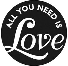 Label "All you need is Love", 45mm-thumb-0