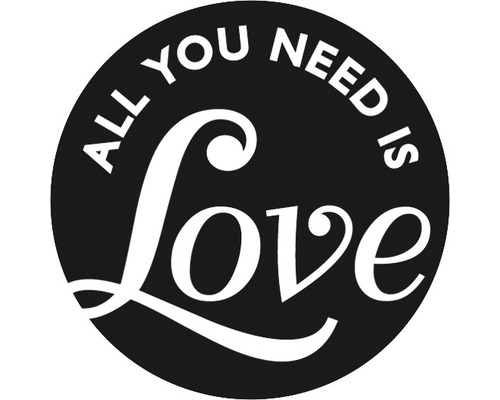 Label "All you need is Love", 45mm-0