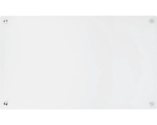 Weiße Glas Magnettafel mit Befestigung