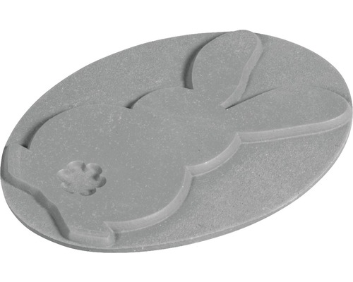 Dekostein mit Hasenmotiv