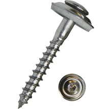 Spenglerschraube m. Dichtscheibe 4,5x55 mm Edelstahl A2 mit I-Stern I 20, 100 Stück