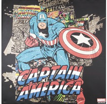 Leinwandbild Marvel Captain Amercia Black 70x70 cm-thumb-1