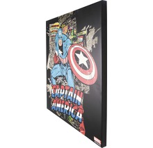 Leinwandbild Marvel Captain Amercia Black 70x70 cm-thumb-5
