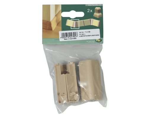 Sockelleisten Eckverbinder im Doppelpack