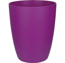 Lila Blumentopf aus Kunststoff