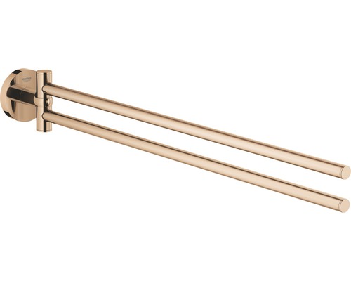 Handtuchhalter doppelt GROHE Essentials schwenkbar warm sunset poliert 40371DA1 Doppelter Handtuchhalter zur Wandmontage