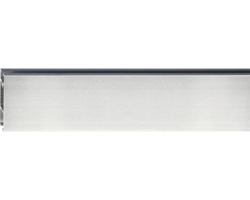 Gardinenstange mit Innenlauf II Kopenhagen edelstahl-optik 260 cm 32x11 mm Gardinenstange mit Innenlauf II Kopenhagen edelstahl-optik 260 cm 32x11 mm