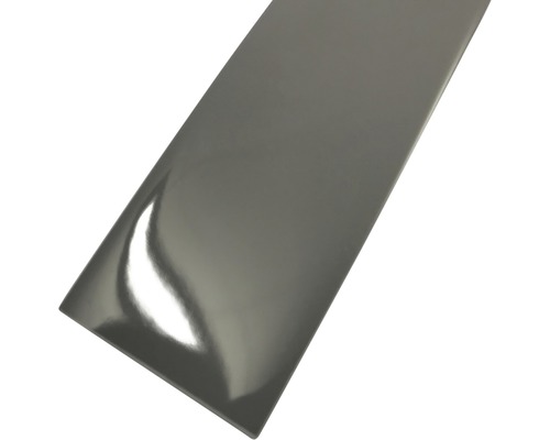 Graue glänzende Fliese