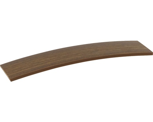 ABS Kante Walnuß 2x22mm Rolle = 10m Gebogenes Holzbrett