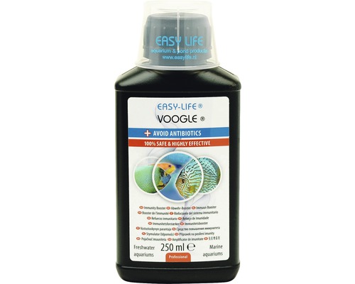 Krankheitsprophylaxe Easy Life Voogle 250 ml, Fischkrankheiten verhindern ohne Antibiotika, stärkt das Immunsystem, Abwehr gegen Krankheitserreger