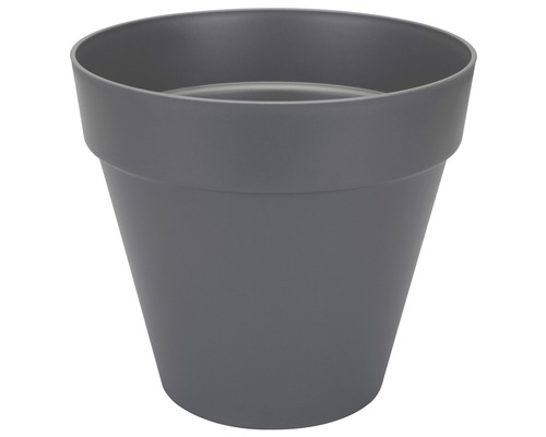 Blumentopf Elho Loft Urban Kunststoff Ø 24,5 cm 24,5 x 24,5 x 22,2 cm anthrazit Pflanztopf aus Kunststoff
