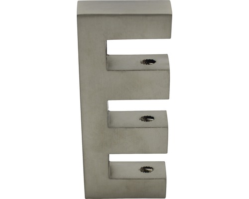 Metallbuchstabe E zur Wandmontage