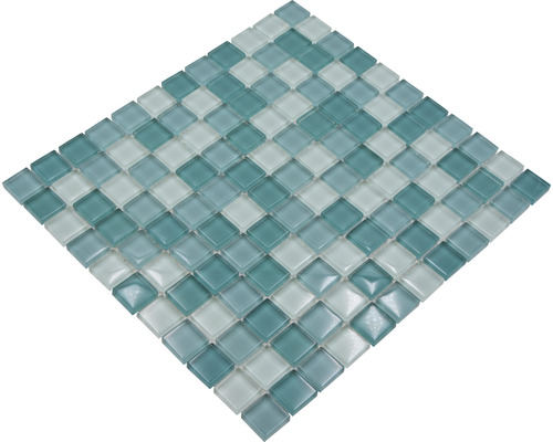 Quadratische Glasmosaikfliese