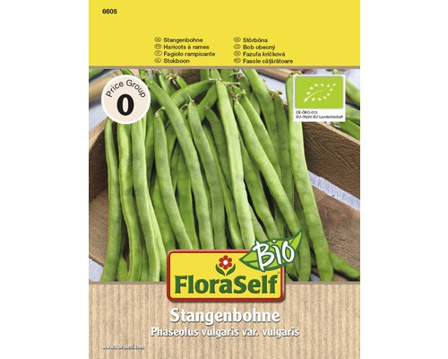 FloraSelf Stangenbohne Samenpackung