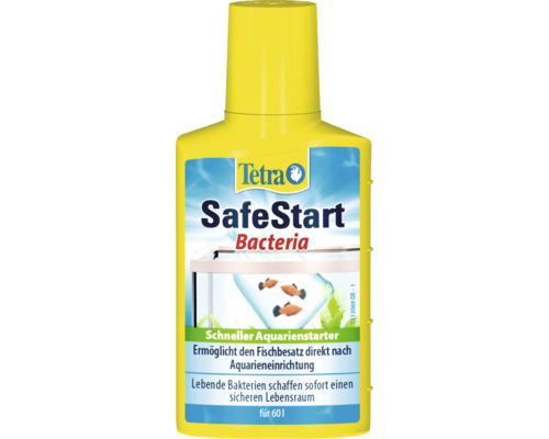 Aquarienstarter Tetra SafeStart 50 ml Tetra Safe Start Bakterien Starter für Aquarien bis 60 Liter