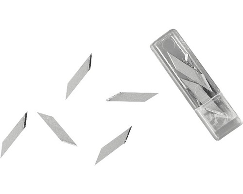 Ersatzklingen für Präzisionsbastelmesser 14 cm 6 Stk Ersatzklingen im Aufbewahrungsbehälter