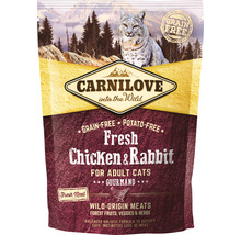 Carnilove Trockenfutter für ausgewachsene Katzen mit Huhn und Kaninchen