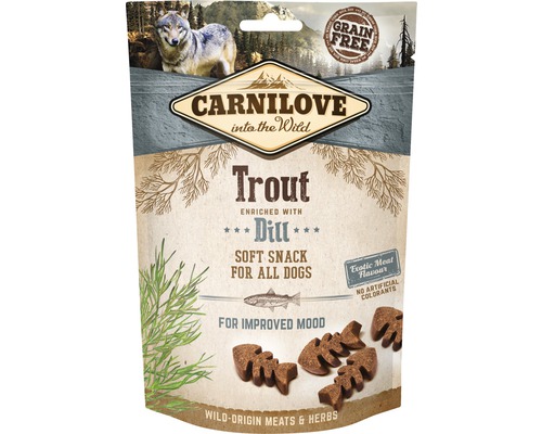 Carnilove Hundesnack Forelle mit Dill, getreidefrei