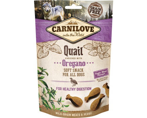 Carnilove Into the Wild Hundesnack mit Wachtel und Oregano, getreidefrei