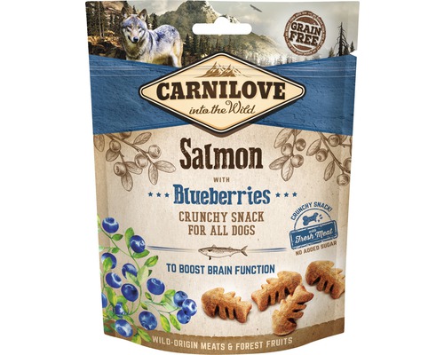 Carnilove Hundesnack mit Lachs und Blaubeeren, getreidefrei