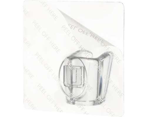 Kabelklemme aus durchsichtigem Kunststoff zur Kabelorganisation