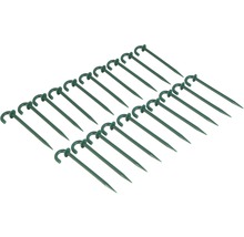 Mehrere grüne Heringe für den Garten
