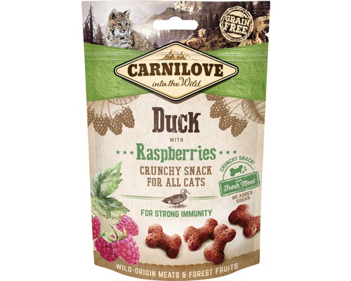 Carnilove Katzensnack mit Ente und Himbeeren