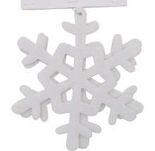 Dekorative Schneeflocke zum Aufhängen
