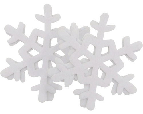 Dekorative Schneeflocken für die Weihnachtszeit