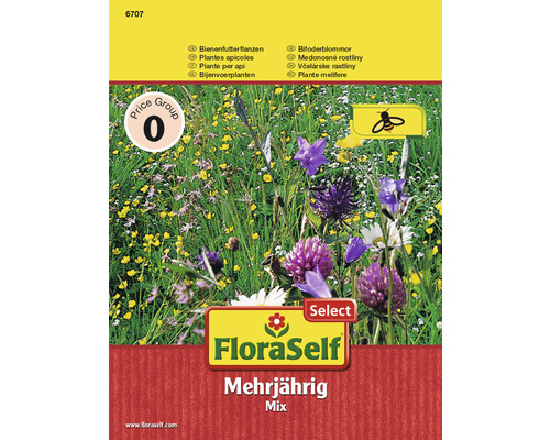 FloraSelf Bienenfutterpflanzen mehrjähriger Mix Packung