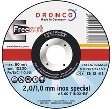 Trennscheibe Dronco Special Freecut Inox Ø 125x2/1 mm