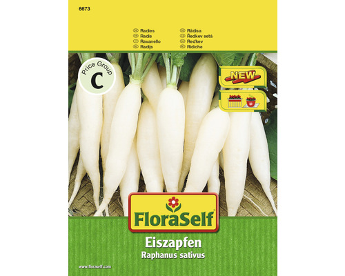 FloraSelf Eiszapfen Radieschen Samenpackung