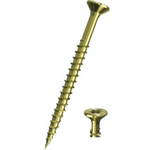 JD Plus Universalschraube Spanplattenschraube Senkkopf m. I-Stern 4,5x40 mm galv.verzinkt gelb chromatiert, 200 Stück-thumb-0 JD Plus Universalschraube Spanplattenschraube Senkkopf m. I-Stern 4,5x40 mm galv.verzinkt gelb chromatiert, 200 Stück-thumb-0