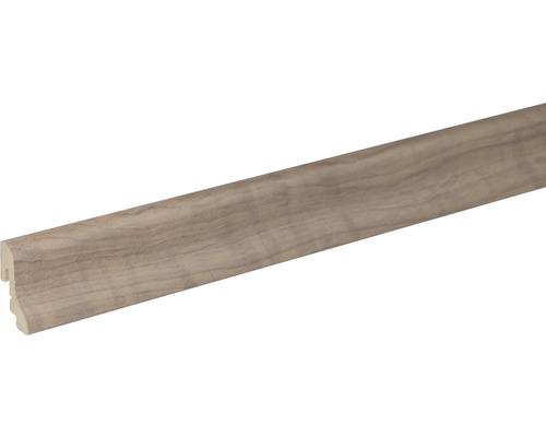 SKANDOR Sockelleiste Nuss 3-Stab FU18L 18,5 x 38,5 x 2400 mm Sockelleiste aus Holzwerkstoff