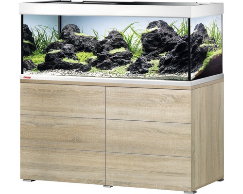 Aquariumkombination EHEIM proxima 325 classic mit LED-Beleuchtung und Unterschrank eiche