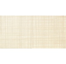 Steingut Wandfliese Moire Beige 20 x 40 cm