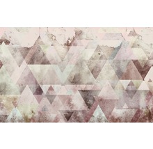 Fototapete Vlies P018B-VD4 Pure Triangles Red 4-tlg. 400 x 250 cm