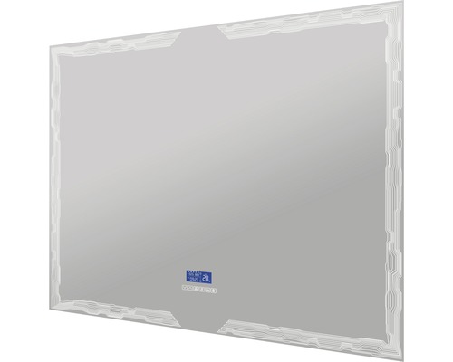 LED Badspiegel Multimedia mit Touch Bluetooth Antifog und FM Radio inkl. Spiegelheizung und Lautsprecher 120x90 cm