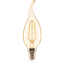 FLAIR LED Kerzenlampe CL35 E14/2W(18W) 180 lm 2000 K warmweiß amber Windstoß Kerzenlampe-thumb-0