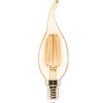 FLAIR LED Kerzenlampe CL35 E14/2W(18W) 180 lm 2000 K warmweiß amber Windstoß Kerzenlampe-thumb-2