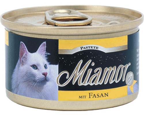 Katzenfutter nass Miamor Pastete Fasan 85 g
