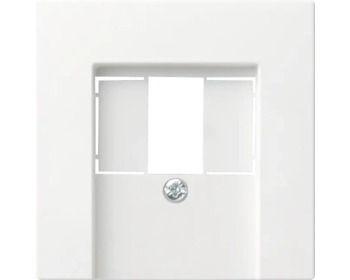 Gira 27603 Abdeckung für TAE/USB Standard 55/Event/Event Opak reinweiß glänzend Blende für Datentechnik Einsatz