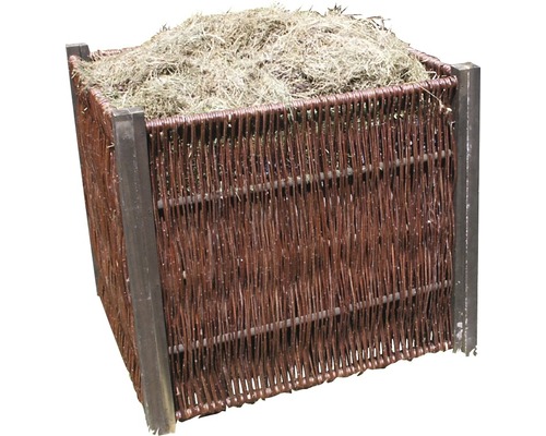 Komposter Lafiora aus Weide 80 x 80 x 80 cm